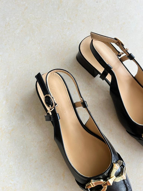 High Quality Spring Close Toe Mid-heel Soft Insole Sandals